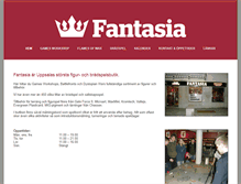 Tablet Screenshot of fantasiauppsala.com